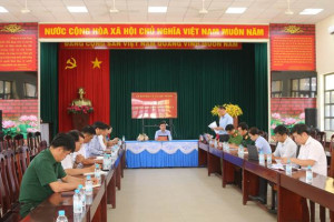 ỦY BAN BẦU CỬ XÃ LỘC THÀNH TỔ CHỨC PHIÊN HỌP THỨ 5 TRIỂN KHAI NHIỆM VỤ TRỌNG TÂM