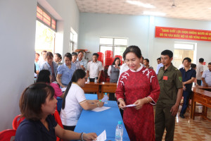 XÃ LỘC THÀNH TỔ CHỨC DIỄN TẬP NGHIỆP VỤ BẦU CỬ