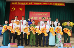 HĐND XÃ LỘC THÀNH TỔ CHỨC KỲ HỌP THỨ I KHÓA XIII, NHIỆM KỲ 2026- 2031