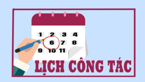 LỊCH LÀM VIỆC TUẦN 16