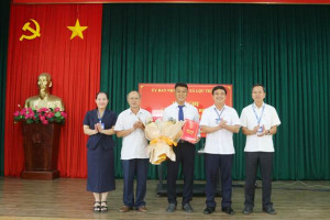 UBND XÃ LỘC THÀNH TỔ CHỨC LỄ CÔNG BỐ QUYẾT ĐỊNH VỀ CÔNG TÁC CÁN BỘ