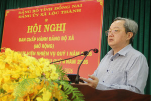 Đảng ủy xã Lộc Thành tổ chức Hội nghị sơ kết công tác quý I và triển khai nhiệm vụ quý II năm 2026