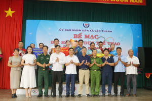 Bế mạc Đại hội Thể dục Thể thao xã Lộc Thành lần thứ I năm 2026: Khơi dậy khí thế, tạo động lực phát triển phong trào thể thao quần chúng