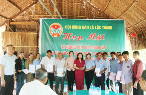 Xã Lộc Thành tổ chức họp mặt kỷ niệm 65 năm Ngày thành lập Hội Nông dân Giải phóng miền Nam (21/4/1961 – 21/4/2026)