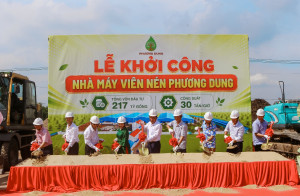 LỄ KHỞI CÔNG NHÀ MÁY VIÊN NÉN PHƯƠNG DUNG TẠI XÃ LỘC THÀNH