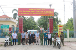 Lộc Thành tăng cường kiểm tra, xử lý   lấn chiếm lòng lề đường, giải tỏa hành lang an toàn giao thông