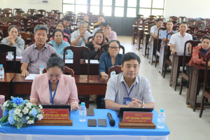 Lộc Thành tổ chức lấy ý kiến Nhân dân về phương án bồi thường, giải phóng mặt bằng dự án đường giao thông phía Tây Quốc lộ 13