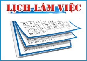 LỊCH LÀM VIỆC TUẦN 23