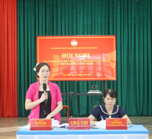 XÃ LỘC THÀNH TỔ CHỨC HỘI NGHỊ LẤY Ý KIẾN PHẢN BIỆN XÃ HỘI ĐỐI VỚI DỰ THẢO ĐỀ ÁN SẮP XẾP ẤP TRÊN ĐỊA BÀN XÃ