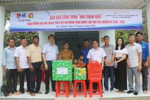 Trao mái ấm nghĩa tình cho người dân khó khăn tại xã Lộc Thành