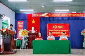 TỔ ĐẠI BIỂU SỐ 4 HĐND XÃ LỘC THÀNH TIẾP XÚC CỬ TRI TRƯỚC KỲ HỌP THƯỜNG LỆ GIỮA NĂM 2026