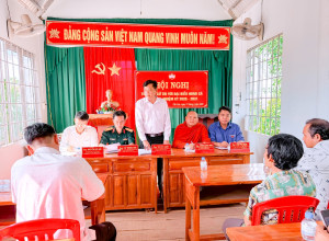TỔ ĐẠI BIỂU SỐ 1 HĐND XÃ LỘC THÀNH TIẾP XÚC CỬ TRI TRƯỚC KỲ HỌP THƯỜNG LỆ GIỮA NĂM 2026