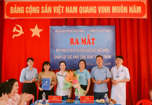 LỘC THÀNH: RA MẮT MÔ HÌNH TRUYỀN THÔNG GIÁO DỤC SỨC KHỎE, CHĂM SÓC SỨC KHỎE CỘNG ĐỒNG