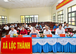 XÃ LỘC THÀNH THAM DỰ HỘI NGHỊ TOÀN QUỐC SƠ KẾT 1 NĂM 6 THÁNG TRIỂN KHAI THỰC HIỆN NGHỊ QUYẾT SỐ 57-NQ/TW