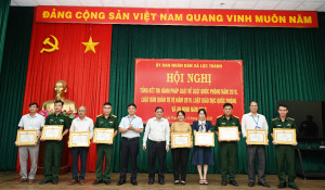 Xã Lộc Thành tổ chức Hội nghị tổng kết thi hành Luật Quốc phòng năm 2018, Luật Dân quân tự vệ năm 2019 và Luật Giáo dục quốc phòng và an ninh năm 2013