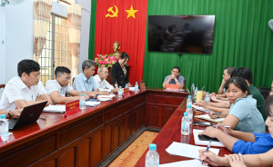 Thường trực Đảng ủy xã tổ chức hội nghị giao ban quý II năm 2026 với Ủy ban MTTQ Việt Nam xã và các cơ quan tham mưu, giúp việc Đảng ủy