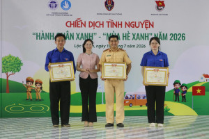 Đoàn xã Lộc Thành tổng kết Chiến dịch "Hành quân xanh" - "Mùa hè xanh" năm 2026