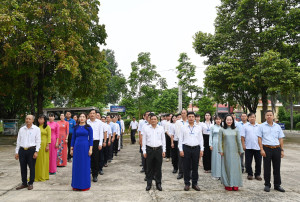 LỘC THÀNH: TỔ CHỨC LỄ CHÀO CỜ ĐẦU THÁNG 7 NĂM 2026