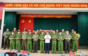 CÔNG AN XÃ LỘC THÀNH SƠ KẾT CÔNG TÁC ĐẢNG, CÔNG TÁC CÔNG AN 6 THÁNG ĐẦU NĂM 2026