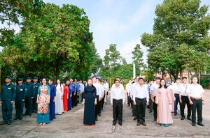 LỘC THÀNH: TỔ CHỨC LỄ CHÀO CỜ ĐẦU THÁNG 8 NĂM 2026