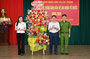 LỘC THÀNH: TỔ CHỨC NGÀY HỘI TOÀN DÂN BẢO VỆ AN NINH TỔ QUỐC NĂM 2026
