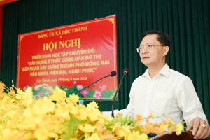 TRIỂN KHAI CHUYÊN ĐỀ “XÂY DỰNG Ý THỨC CÔNG DÂN ĐÔ THỊ GÓP PHẦN XÂY DỰNG THÀNH PHỐ ĐỒNG NAI VĂN MINH, HIỆN ĐẠI, HẠNH PHÚC”