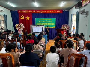 hội nghị tập huấn kiến thức an toàn thực phẩm (ATTP) cho các cơ sở kinh doanh, dịch vụ ăn uống và các bếp ăn tập thể trên địa bàn năm 2026
