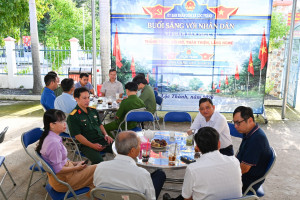 LỘC THÀNH: GẦN DÂN, SÁT DÂN, KỊP THỜI THÁO GỠ VƯỚNG MẮC