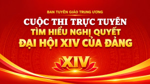 THÔNG BÁO CUỘC THI TRỰC TUYẾN TÌM HIỂU NGHỊ QUYẾT ĐẠI HỘI XIV CỦA ĐẢNG