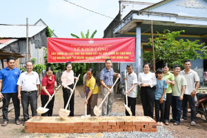 LỘC THÀNH: KHỞI CÔNG XÂY DỰNG, SỬA CHỮA 05 CĂN NHÀ CHO HỘ NGHÈO, CẬN NGHÈO