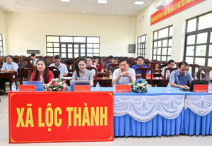 XÃ LỘC THÀNH THAM DỰ HỘI NGHỊ TRỰC TUYẾN PHONG TRÀO "BÌNH DÂN HỌC VỤ SỐ - QUỐC HỘI SỐ”