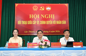 Lộc Thành tổ chức Hội nghị đối thoại giữa cấp ủy, chính quyền với Nhân dân năm 2026