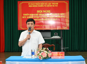 Lộc Thành triển khai kế hoạch khám sơ tuyển sức khỏe thực hiện nghĩa vụ quân sự năm 2027