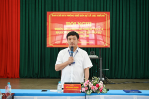XÃ LỘC THÀNH KIỆN TOÀN BAN CHỈ HUY PHÒNG THỦ DÂN SỰ, RÀ SOÁT VẬT CHẤT, TRANG THIẾT BỊ PHỤC VỤ NHIỆM VỤ