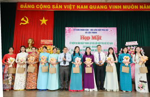 XÃ LỘC THÀNH HỌP MẶT KỶ NIỆM 96 NĂM NGÀY THÀNH LẬP HỘI LIÊN HIỆP PHỤ NỮ VIỆT NAM