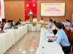ĐẢNG ỦY PHƯỜNG LONG BÌNH TỔ CHỨC HỘI NGHỊ GIAO BAN QUÝ I/2026 VỚI CẤP ỦY KHỐI TRƯỜNG HỌC