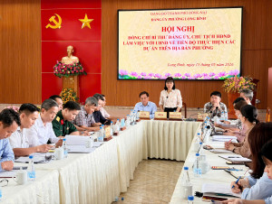 Phường Long Bình tổ chức Hội nghị rà soát tiến độ thực hiện các dự án sử dụng vốn đầu tư công trên địa bàn