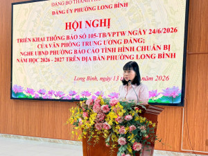 PHƯỜNG LONG BÌNH TỔ CHỨC RÀ SOÁT CÔNG TÁC CHUẨN BỊ CHO NĂM HỌC MỚI