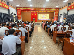 Phường Long Bình trang trọng tổ chức Lễ công bố sắp xếp, thành lập các chi bộ và khu phố mới