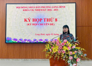 Hội đồng nhân dân phường Long Bình tổ chức kỳ họp thứ 8 (kỳ...