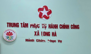 Xã Long Hà: Nỗ lực nâng cao chất lượng phục vụ người dân