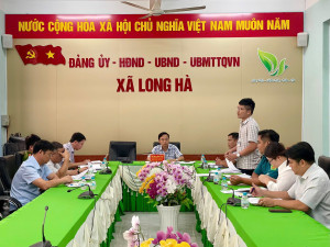 XÃ LONG HÀ HỌP UỶ VIÊN UBND XÃ TRIỂN KHAI NHIỆM VỤ CÁC THÁNG CUỐI NĂM