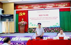 LONG HÀ TỔ CHỨC HỘI NGHỊ ĐỐI THOẠI VÀ LẮNG NGHE Ý KIẾN ĐÓNG GÓP CỦA NHÂN DÂN VỚI NGƯỜI ĐỨNG ĐẦU CẤP ỦY, CHÍNH QUYỀN NĂM 2025