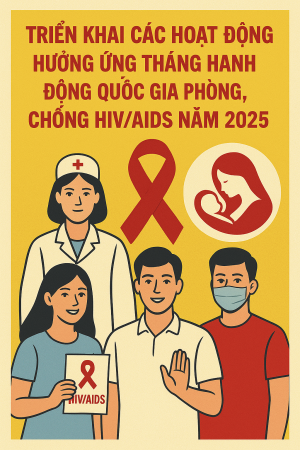 Triển khai các hoạt động hưởng ứng Tháng hành động quốc gia phòng, chống HIV/AIDS năm 2025