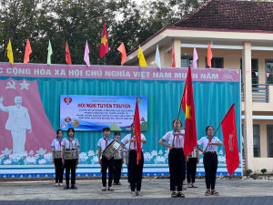 Xã Long Hà tổ chức Hội nghị tuyên truyền phòng, chống bạo lực học đường; phòng, chống ma túy, thuốc lá điện tử và phòng, chống xâm hại trẻ em