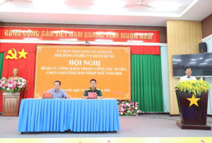 LONG HÀ BÌNH CỬ, CÔNG KHAI CÔNG DÂN SẴN SÀNG NHẬP NGŨ NĂM 2026