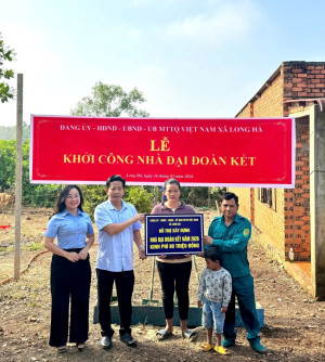 KHỞI CÔNG XÂY DỰNG NHÀ ĐẠI ĐOÀN KẾT CHO HỘ ĐỒNG BÀO DÂN TỘC THIỂU SỐ KHÓ KHĂN VỀ NHÀ Ở TRÊN ĐỊA BÀN XÃ NĂM 2026