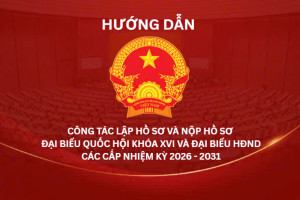 XÃ LONG HÀ HƯỚNG DẪN CÔNG TÁC LẬP HỒ SƠ VÀ LẬP HỒ SƠ  ĐẠI BIỂU QUỐC HỘI KHÓA XVI VÀ ĐẠI BIỂU HĐND  CÁC CẤP NHIỆM KỲ 2026 - 2031