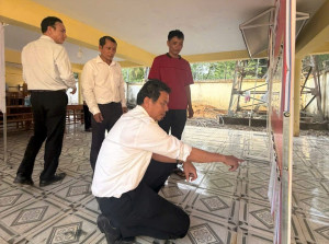LÃNH ĐẠO TỈNH KIỂM TRA CÁC ĐIỀU KIỆN ĐẢM BẢO CHO “NGÀY HỘI NON SÔNG” TẠI XÃ LONG HÀ