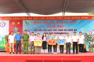 Đại hội Thể dục thể thao xã Long Hà lần thứ I, năm 2026 tổ chức thành công